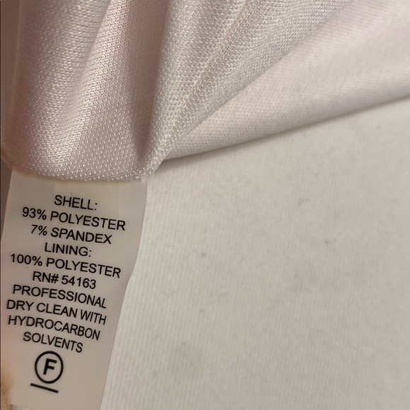 Calvin Klein Elegant Orange Sleeveless Dress Size 4 - Picture 8 of 8